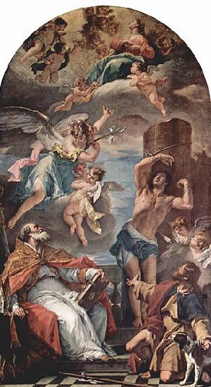 Sebastiano Ricci Maria in Gloria mit Erzengel Gabriel und